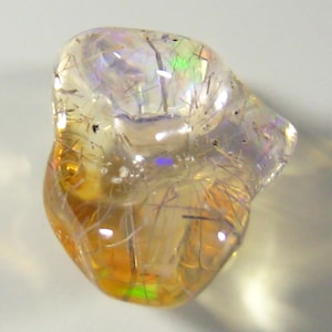 Sparkling Natural Mexican Jelly Opal Rutile Tambles 8.37Ct