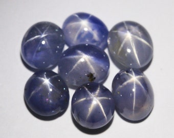 Amazing Tiny Natural Burmese Six Ray Star Sapphire Purples Blue Color 10.85Ct