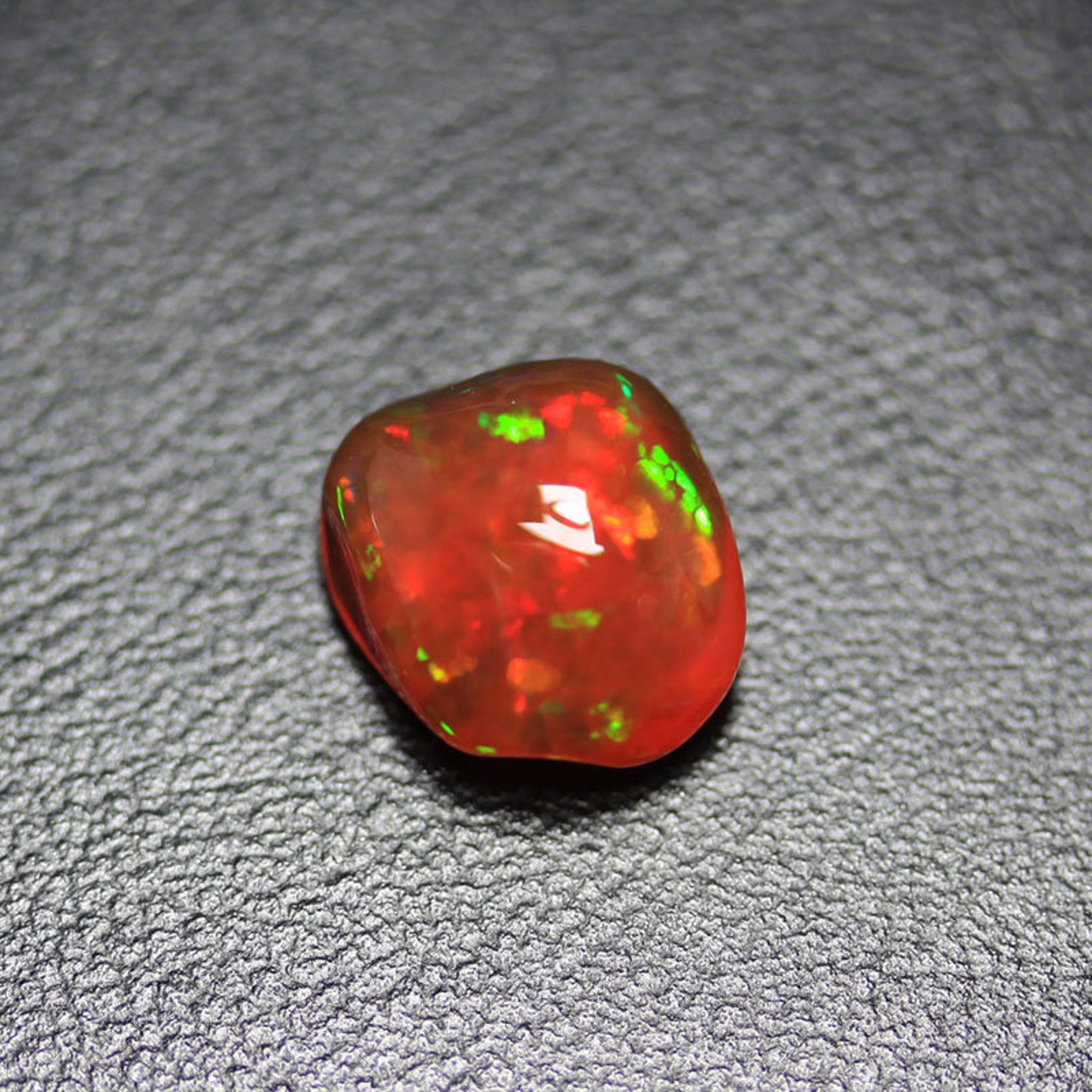 Outstanding Natural Mexican Fire Opal 5.40Ct Play Of Colors Etsy