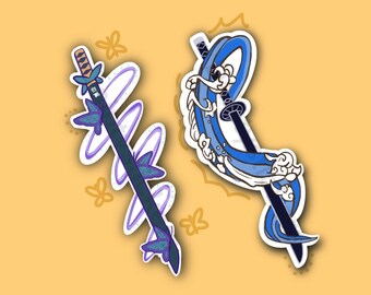 Katana Sword Breathing Art Sticker