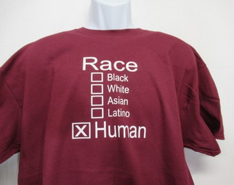 Human Race Unity T-Shirt Show your support for ALL PEOPLE