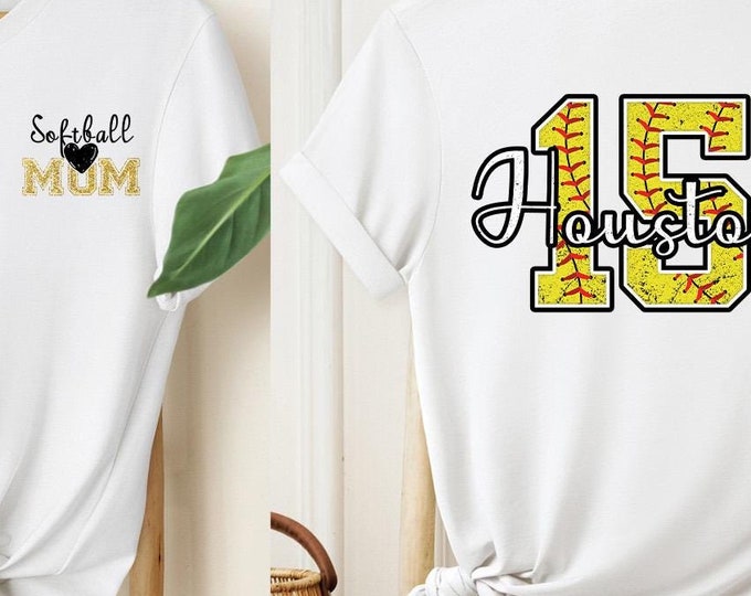 Personalzed Softball Mom Shrt Womens Softball Lover Tee - Etsy