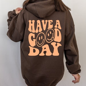 Trendy Smile Face Hoodie, Have A Good Day Hoodie, Funny Smile Face Aesthetic Oversize Hoodie, Tumblr Hoodie, Aesthetic Hoodie, Mental Health