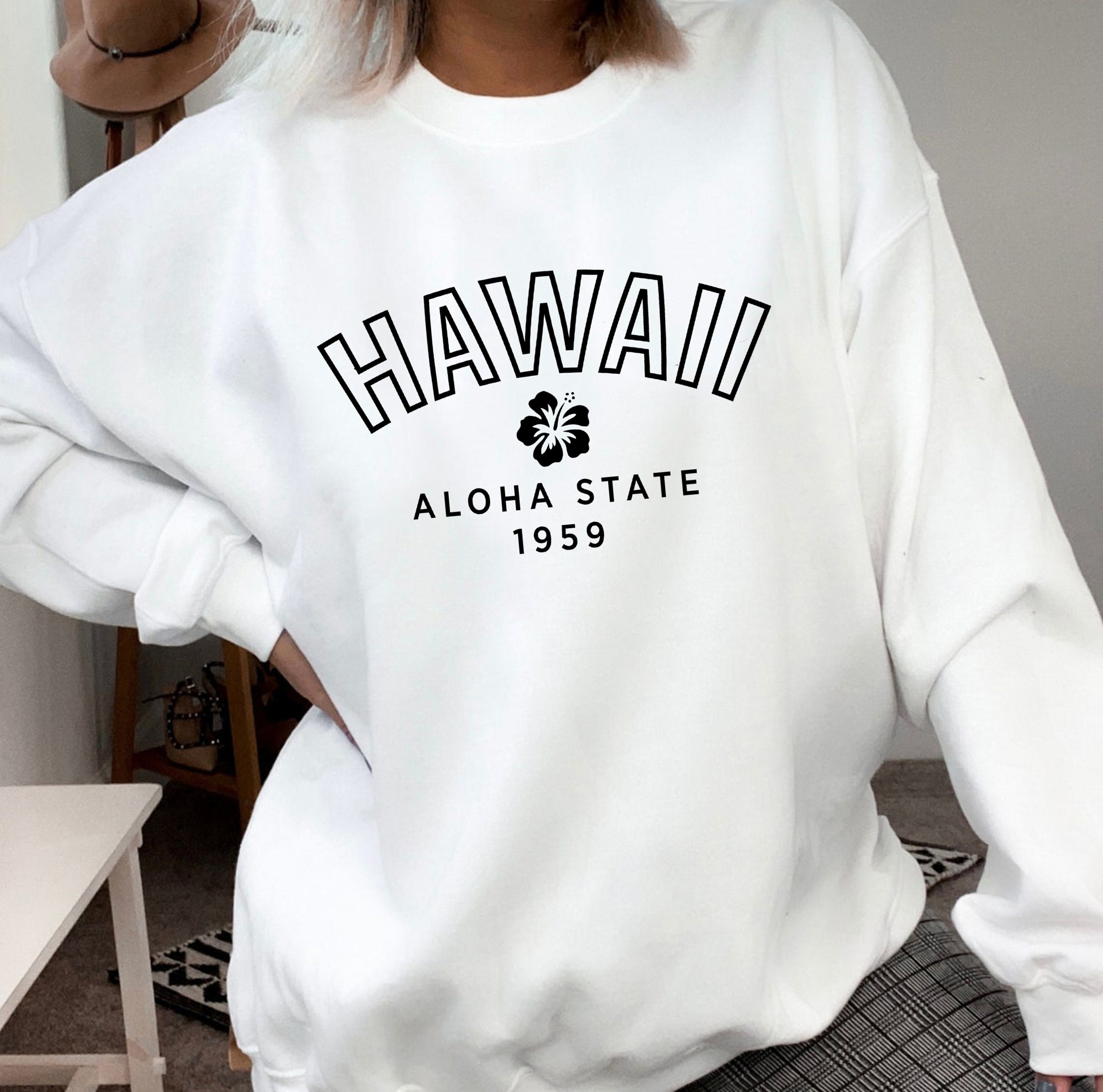 Hawaii Sweatshirt Hawaii Sweater Oversize Sweater Oahu Maui - Etsy