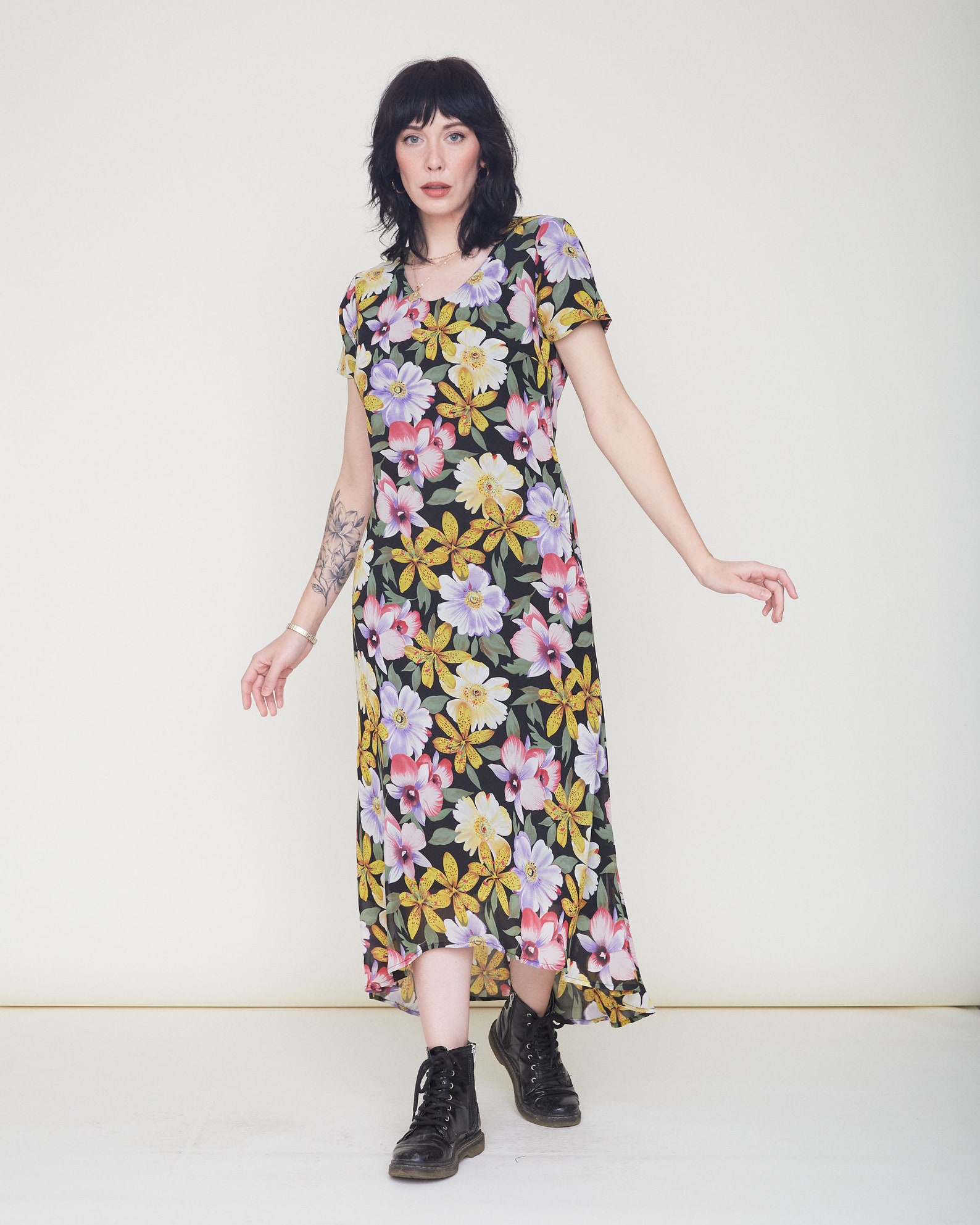 tank maxi dress Solid – The Apparel Bar Y2k Flowers Dress - Size:27 inches summerStyles40