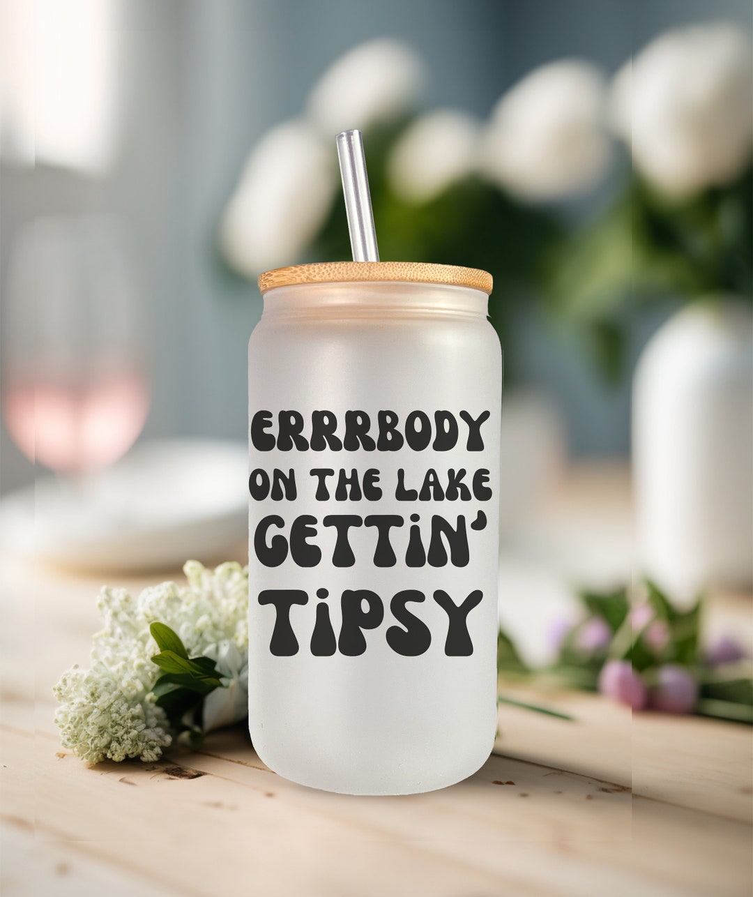 Lake Life Glass Cup Lake Life Gifts Drinking Glasses for the Etsy