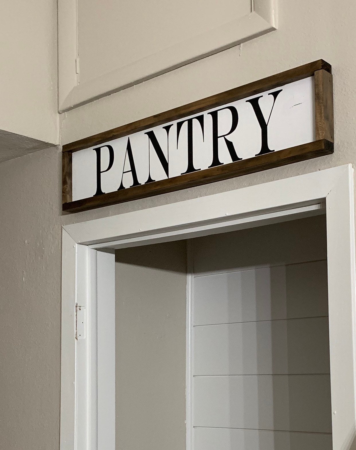 Kitchen Pantry Sign | Farmhouse Pantry Sign| Wood Pantry Sign | Kitch…