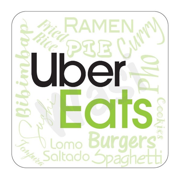 Uber Eats Decal - Etsy