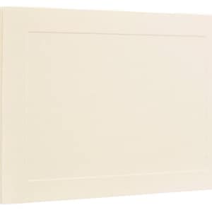 Paquet de 25 cartons IVOIRE VIERGE ~ Une carte ~ 80 lb Couverture ~ Convient aux enveloppes A7