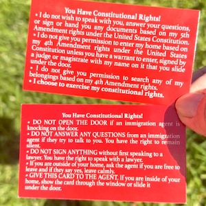 RED CARD 25 50 100 Know Your Rights Cards English On Front red-card-25-50-100-know-your-rights-cards-english-on-front
