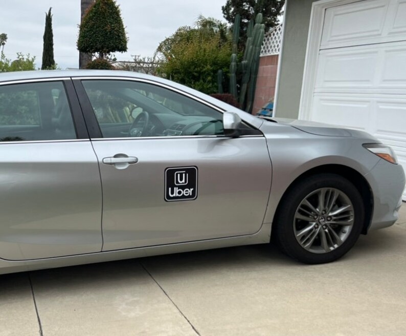UBER Removable CAR Glossy Uber Rideshare Car Etsy