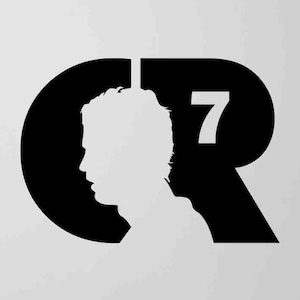 Ronaldo Wall Sticker CR7 Vinyl Decal Football Sign Removable Wall Decal Gym Wall Decor Soccer Player Poster Ronaldo Wall Art Sport Gift 428n
