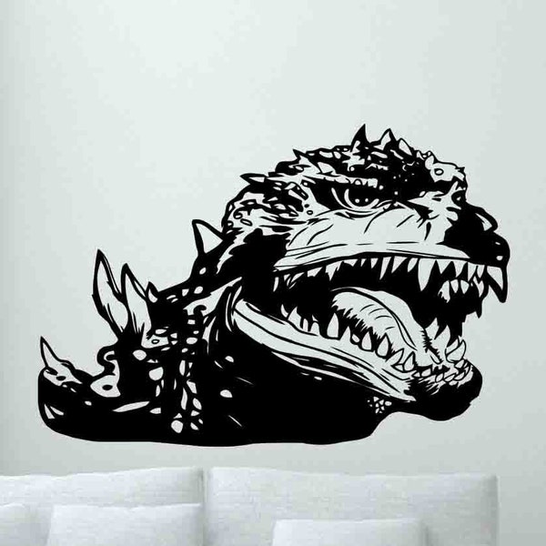 Godzilla Wall Vinyl Decal Etsy