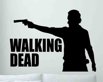 Walking Dead Wall Decal Zombie Decor Movie Sign Gift Vinyl Sticker Home Theater Poster Film Wall Art Teens Gift Kids Room Poster z364