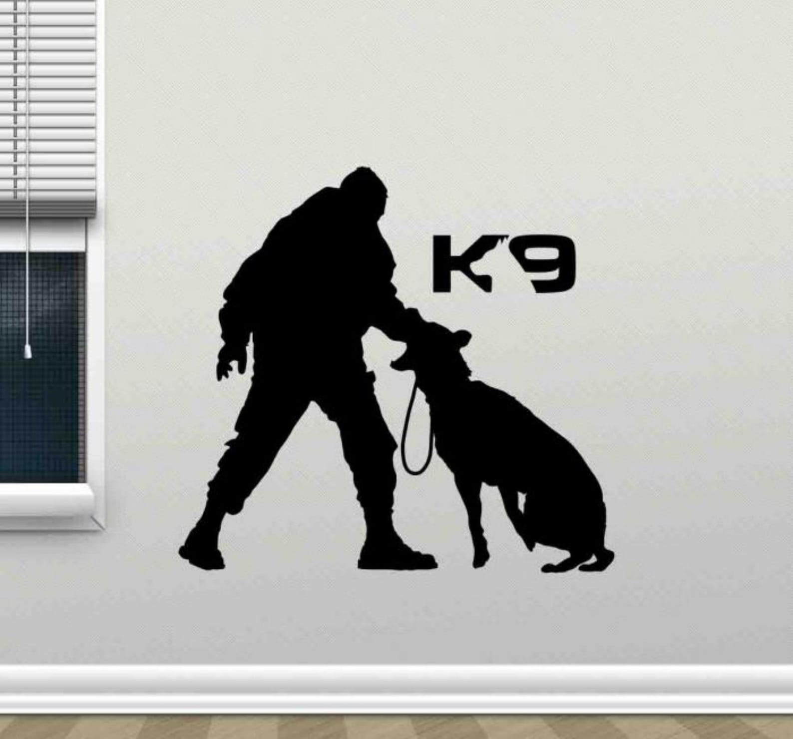 K9 Wall Decal K9 Decal Vinyl Sticker K9 Sign Police Dog Etsy