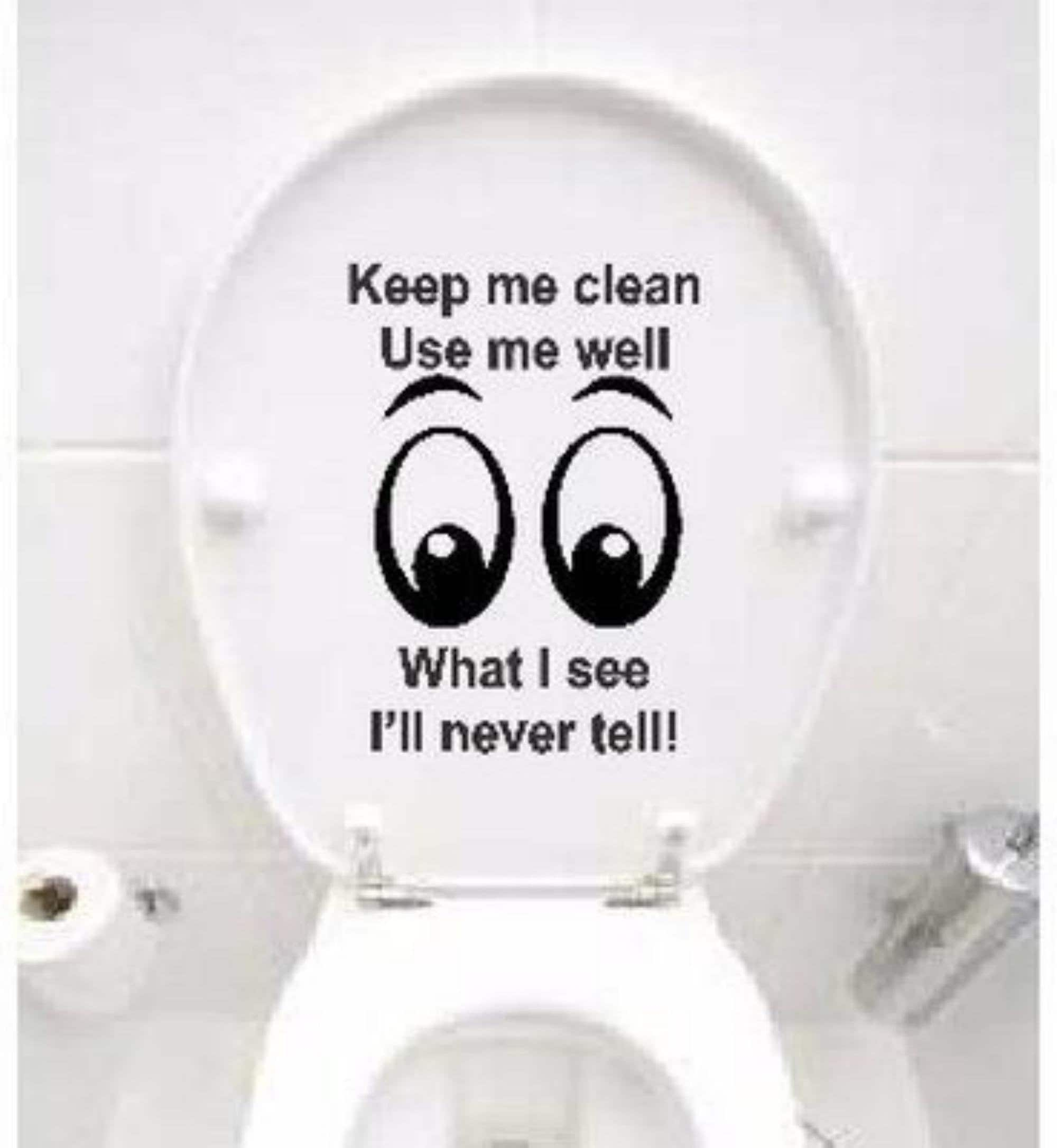 Please Keep Toilet Clean Signs