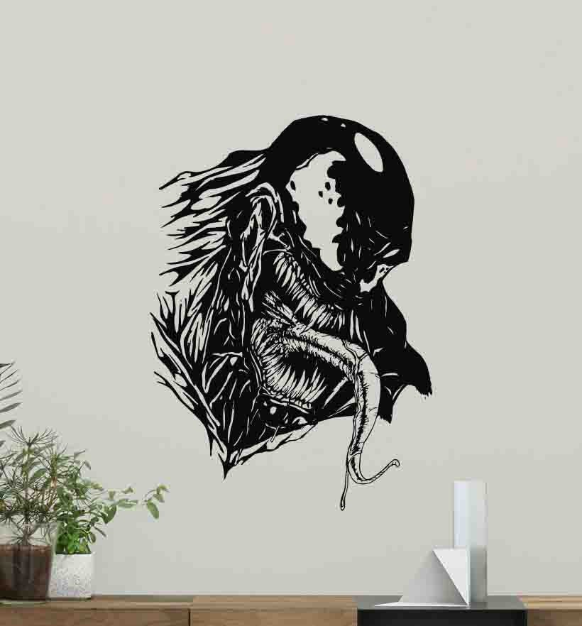 Venom Wall Decal Movie Monster Sign Vinyl Sticker Stencil Etsy