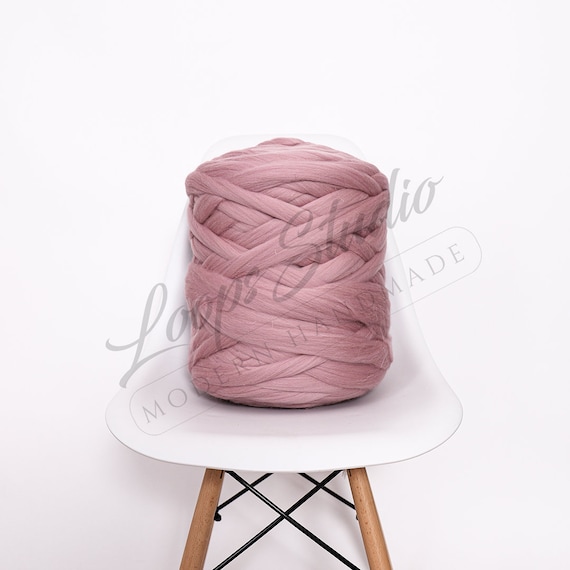 SALE Giant MERINO WOOL Giant Knitting Diy Knit Yarn Super Chunky Wool Mothers Day Gift for Her 100 Merino Wool Roving for Arm Knit Etsy