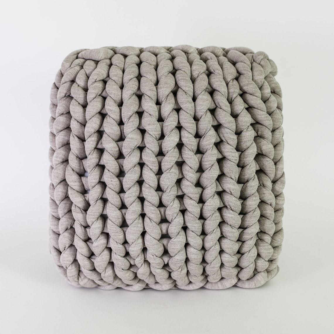 HANDMADE CUSHION Knitted pillow Knit pillow chunky yarn Etsy