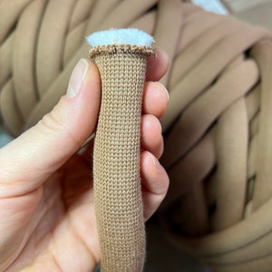 Premium Cotton Chunky Yarn, High Quality Baumwollgarn, Riesengarn, Armstrickgarn, Big Cotton Yarn, Garn für Stricktasche Bild 3