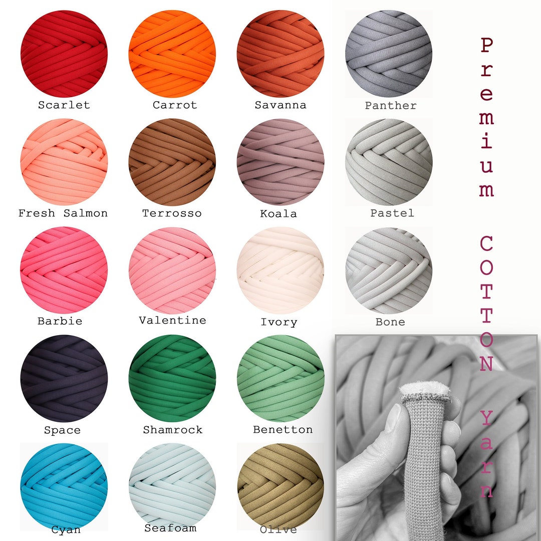 Premium Cotton Chunky Yarn, High Quality Cotton Yarn, Giant Yarn, Arm