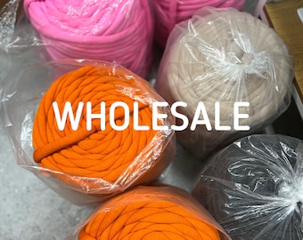 Wholesale Chunky Yarn, Machine Washable, Big Giant Yarn Sample