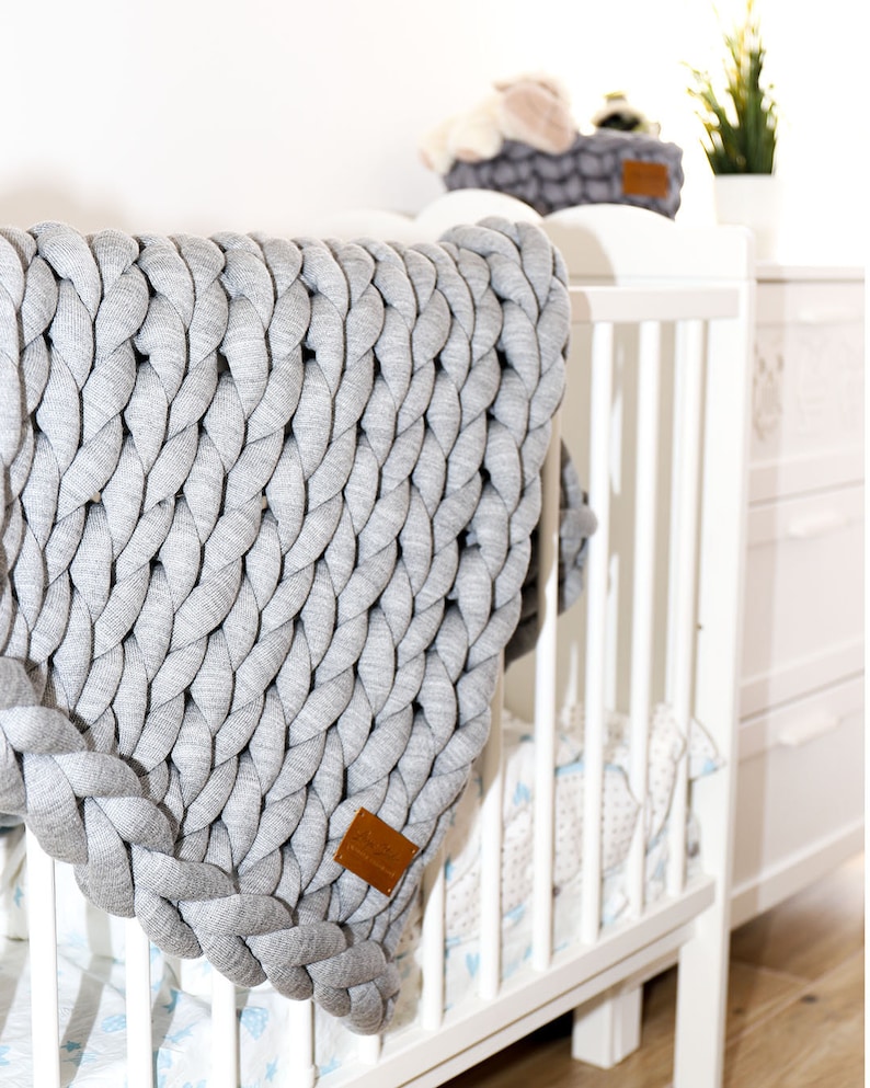 Chunky Blanket Chunky Blue Knit Blanket Knit Throw Blanket Etsy Australia