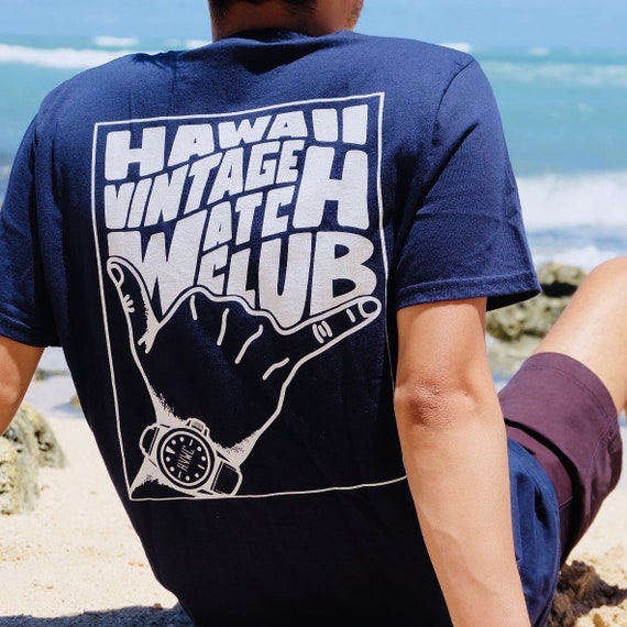 Hawaii Vintage Watch Club T-shirt watch - Etsy