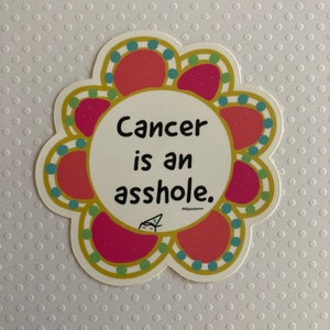 Cancer Stickers - cancer awareness- cancer gifts - breast cancer - cancer survivor - cancer art