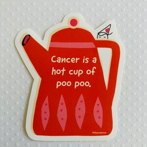 Cancer survivor sticker - cancer sucks  - cancer gifts - cancer awareness - breast cancer - survivor - cancer art