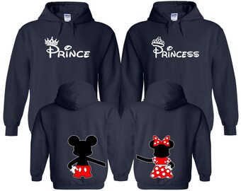 king queen princess hoodies
