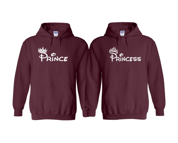 Prince and Princess Hoodies Matching Christmas Gifts for Couples King and Queen Hoodies His and Hers Hoodies Her King His Queen Hoodies Etsy Singapore