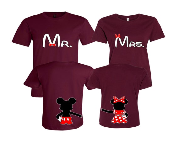 mr and mrs disney shirts