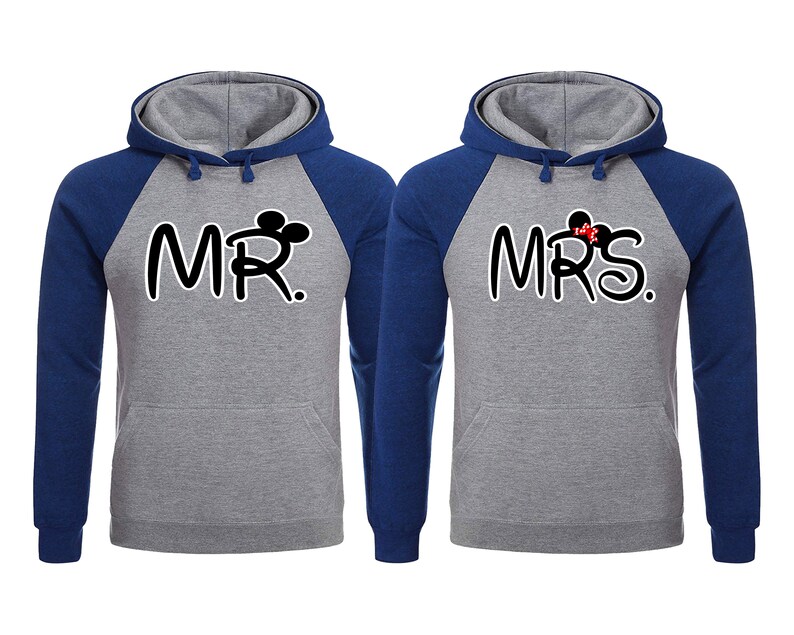 mickey and minnie mouse couple hoodies