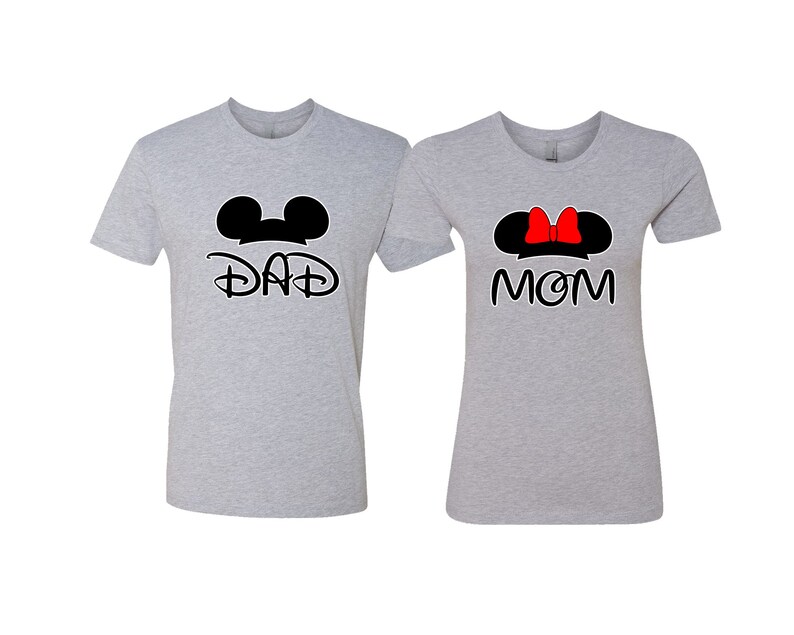 disney mom dad shirts