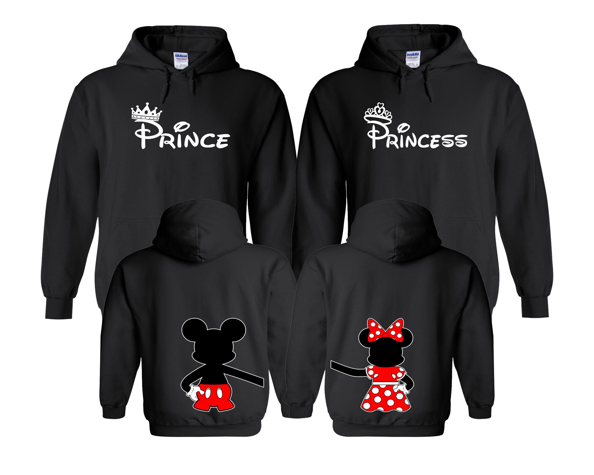 Matching Prince and Princess Hoodies 