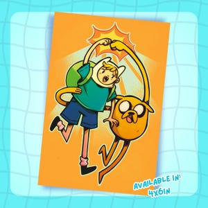 AT Finn & Jake Print (4x6&quot;)