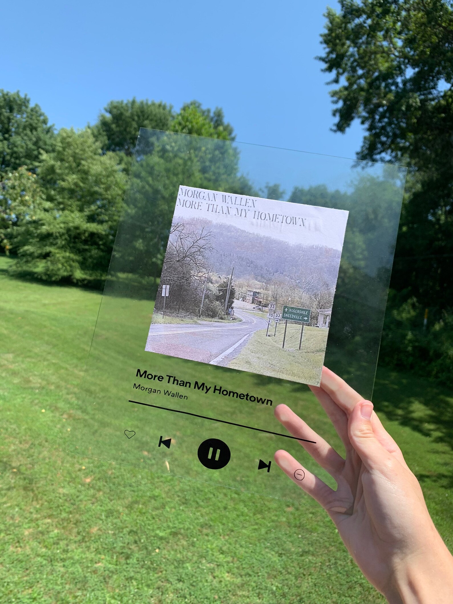 Spotify Glass Art/ Spotify Glass/ Custom Song Plaque Etsy