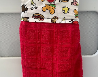 Toalla colgante de comida del parque Disney