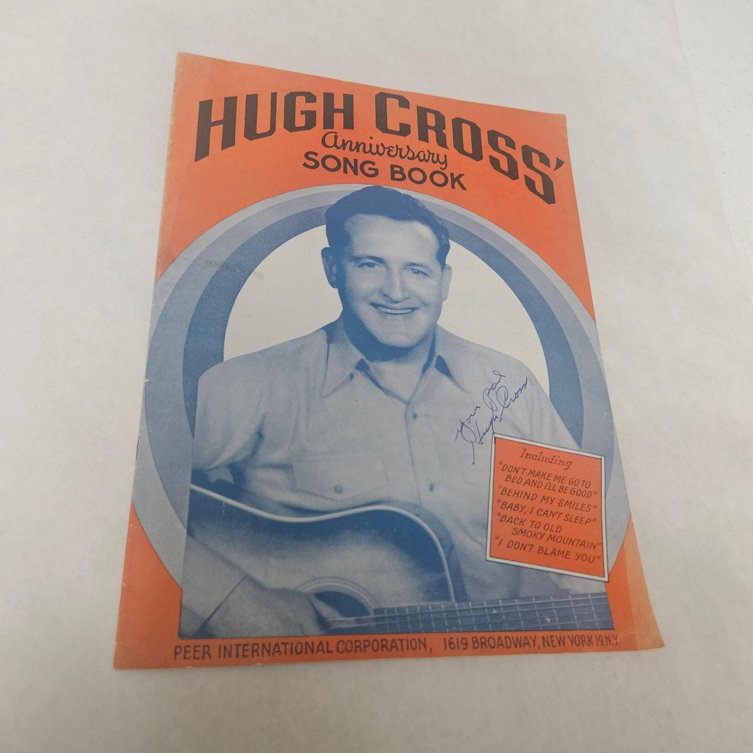 Hugh Cross' Anniversary Song Book 1944 Songbook - Etsy