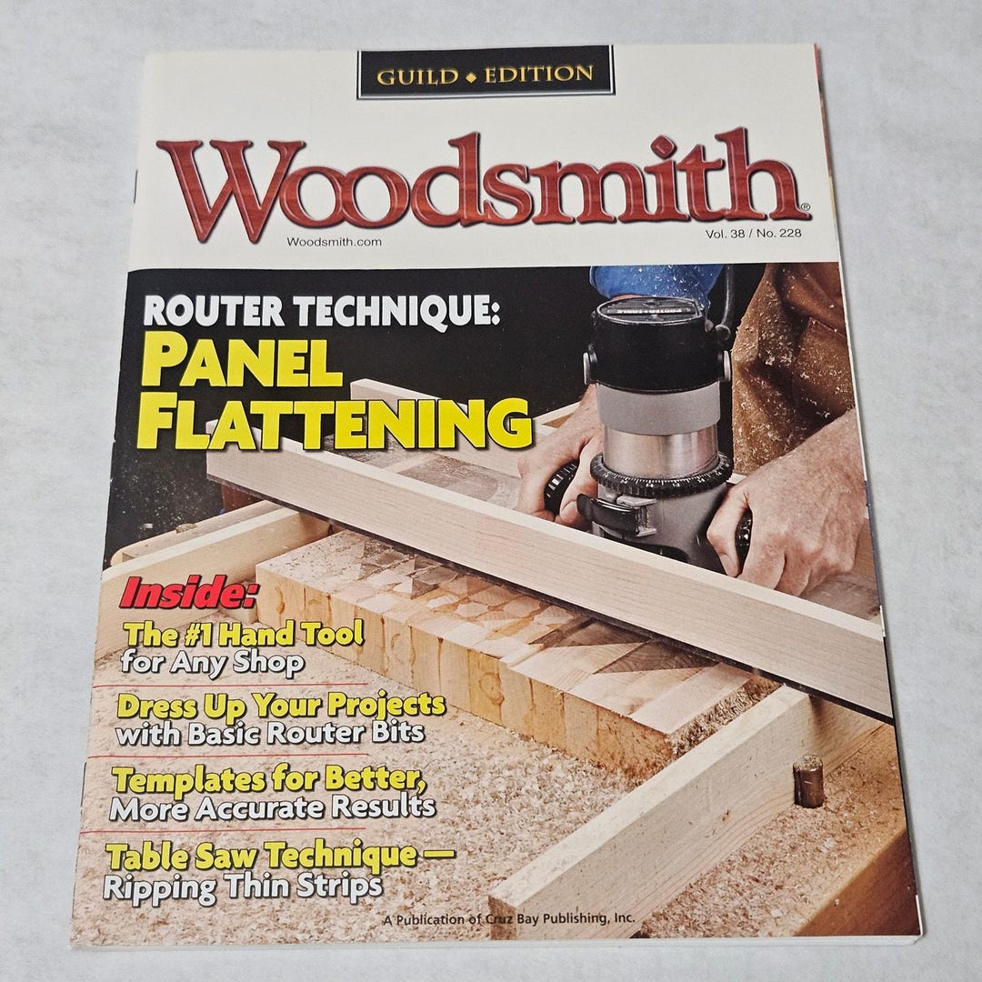 Woodsmith Magazine Vol. 38 No. 228 December/january 2017 Router Panel ...