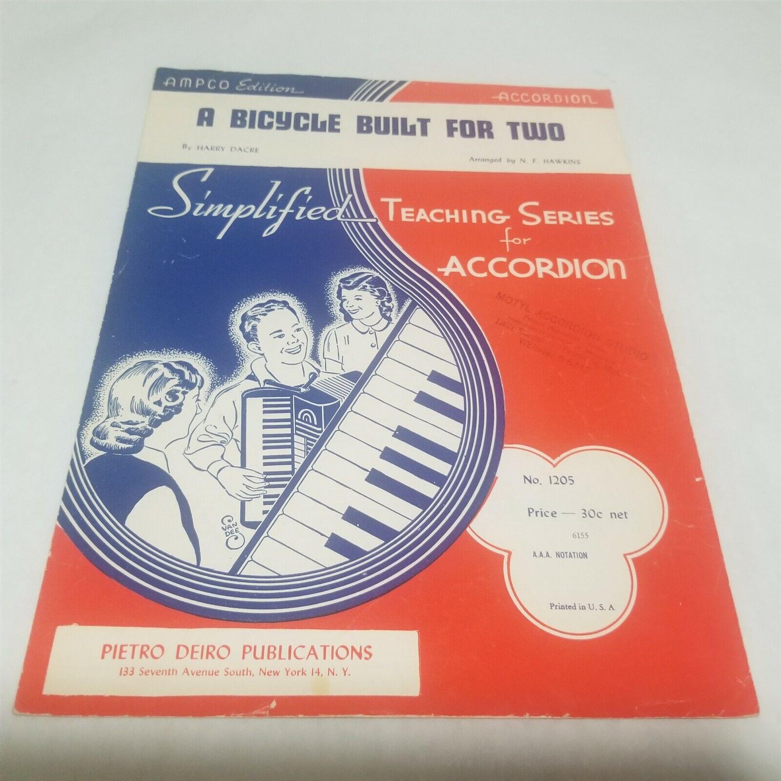 Bicycle Built for Two Music Box