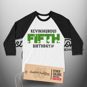 Dinosaur Birthday Shirt for Kids