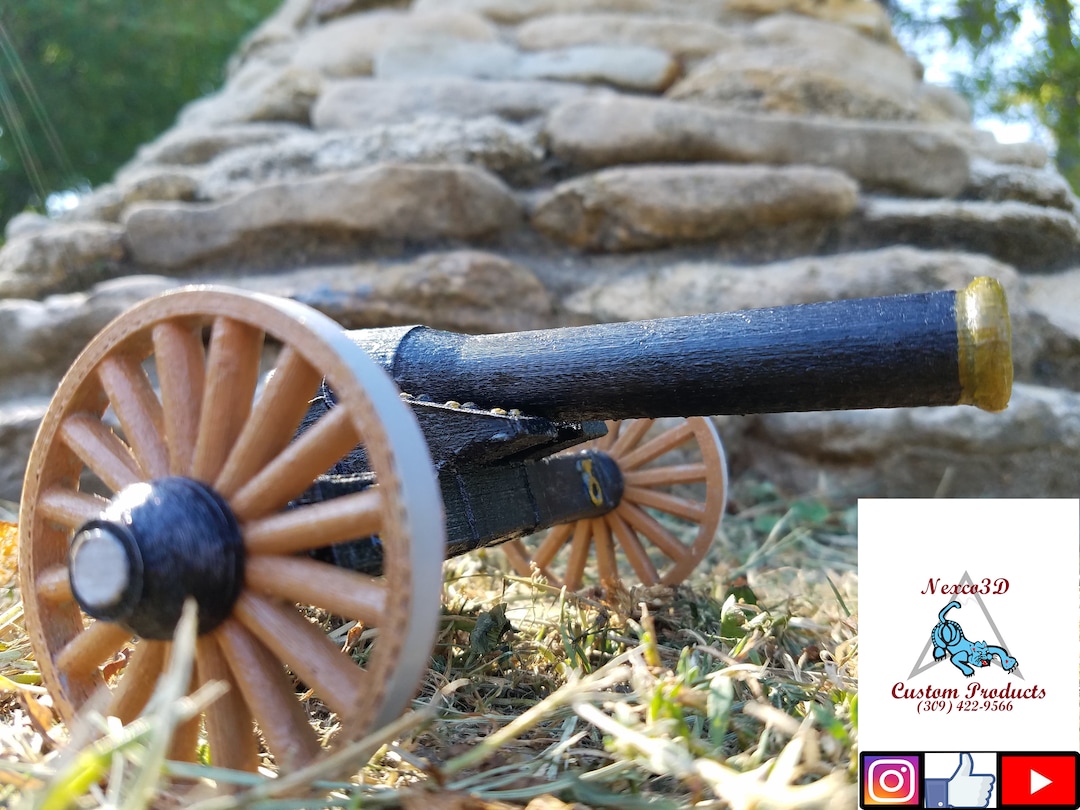 Civil war cannon christmas ornaments