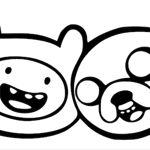 アドベンチャータイム ジェイク・フィン デジタル SVG ファイル