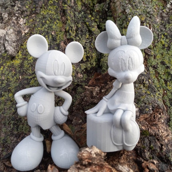 Mickey and Minnie Mouse Disney Collectibles