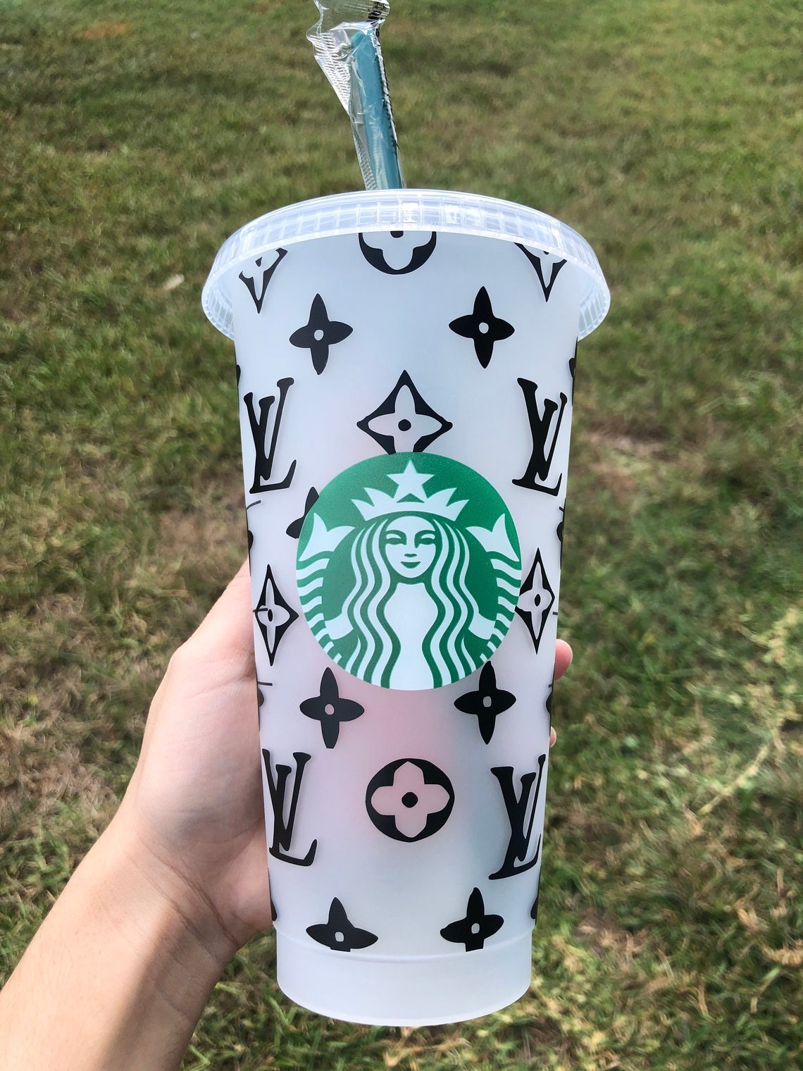 Starbucks Designer Cup Starbucks LV Cup Starbucks Venti | Etsy