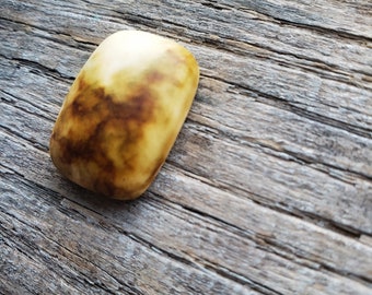 OAK Porcelain Cabochon Stone Rust Pendant | One Of A Kind Pendant | hand created | Bead for Jewelry Making | Free Shipping |2P\ One Piece