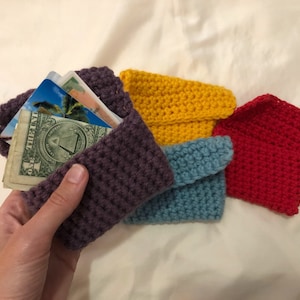 Crochet Wallet (Bright Colors)