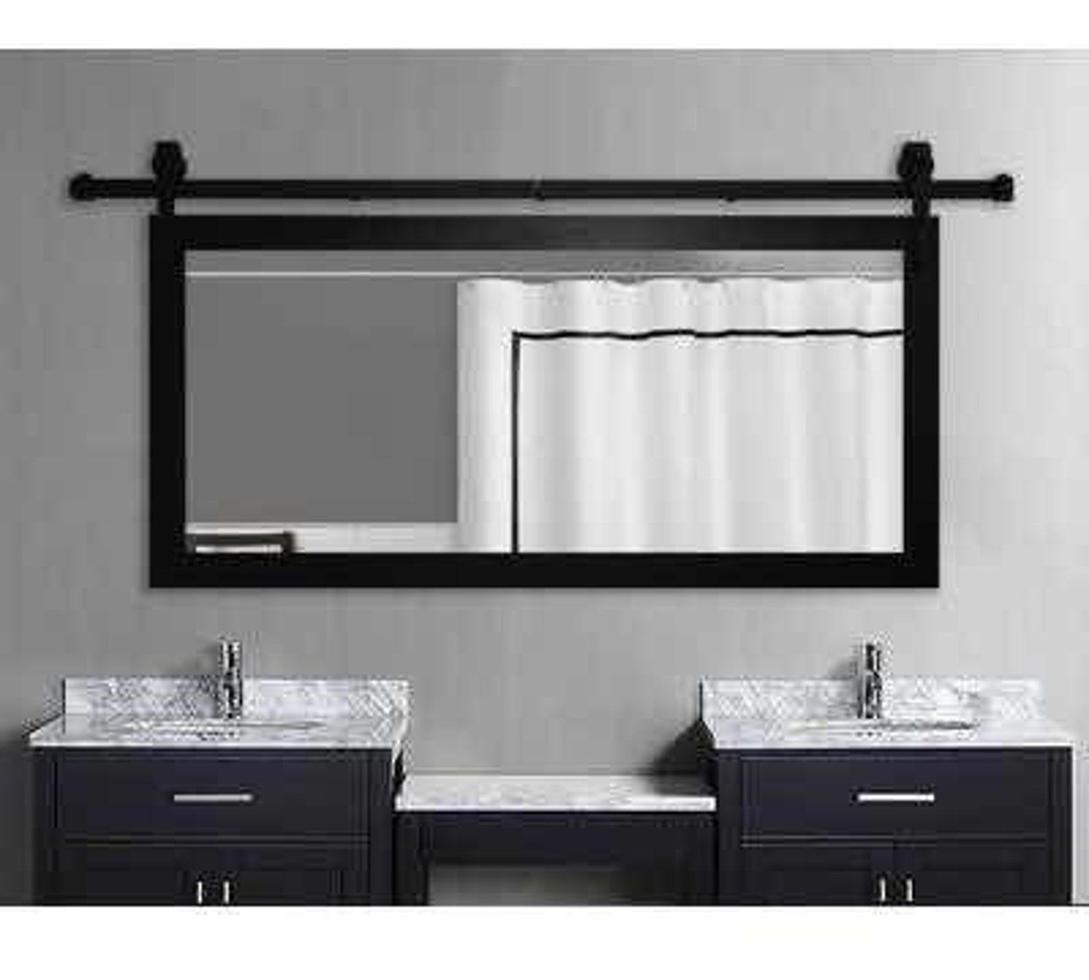 Espejo Espejos Granero 2x85 Marco 14 Cm Fabrica De Espejos | Etsy